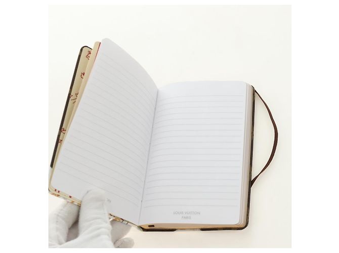 LOUIS VUITTON Catgram Notebook Jane PM Note Cover GI1389 LV Auth 184276M Monogramme - vue 19