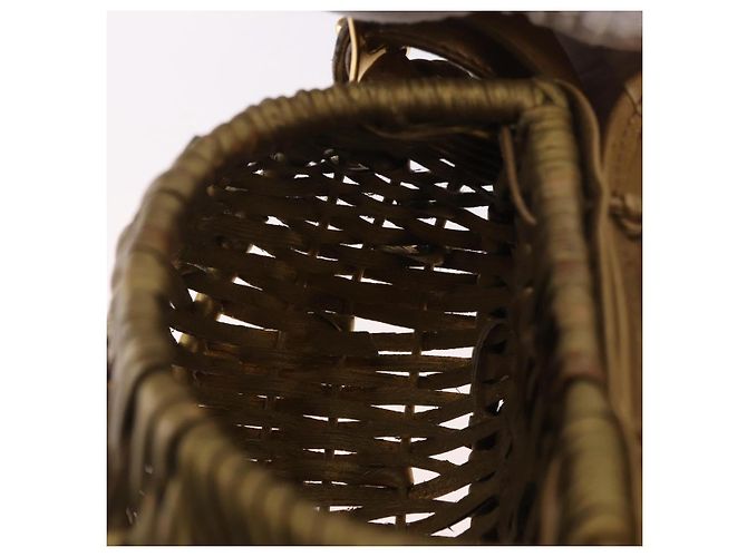 Borsa a Spalla BOTTEGA VENETA Rattan Gold Auth ar13948 D'oro - vista 18