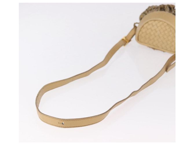 Borsa a Spalla BOTTEGA VENETA Rattan Gold Auth ar13948 D'oro - vista 7