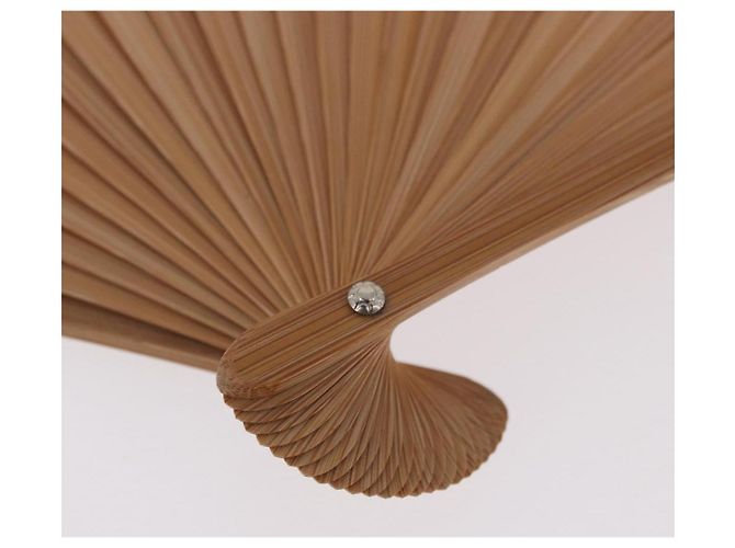LOUIS VUITTON Fondation Japanese Fan Polyester Weiß LV Auth bs35612V - Ansicht 12