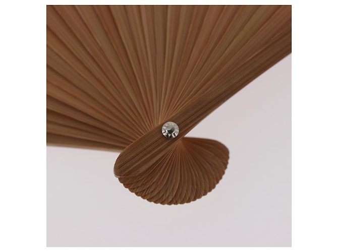 LOUIS VUITTON Fondation Japanese Fan Polyester Weiß LV Auth bs35612V - Ansicht 6
