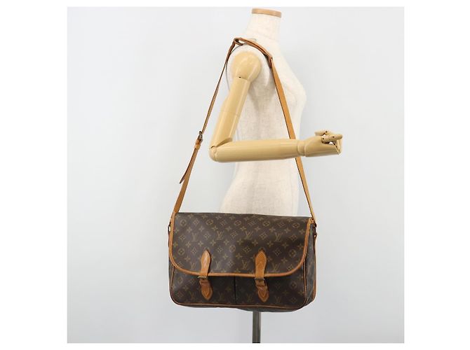 LOUIS VUITTON Borsa a Spalla Monogram Gibeciere GM M42246 LV Auth bs35566 Monogramma - vista 25