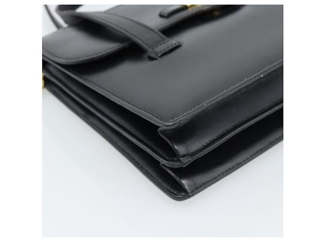 Borsa Christian Dior in pelle nera e oro Auth 185093 Nero D'oro - vista 11