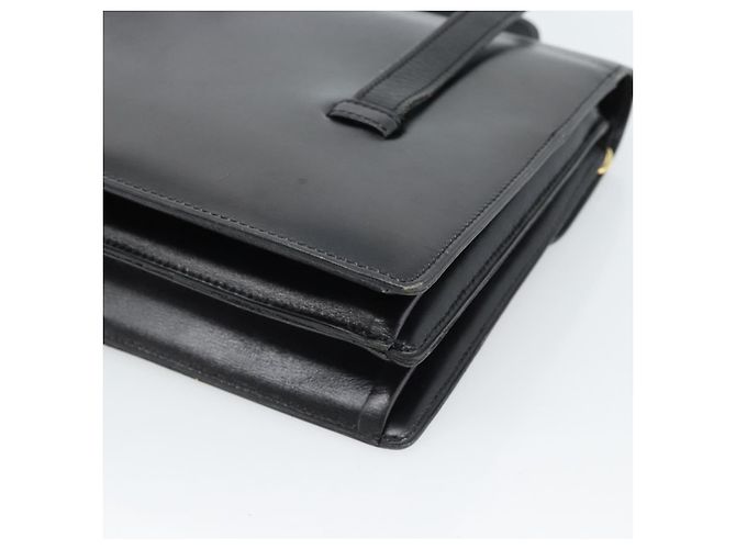 Borsa Christian Dior in pelle nera e oro Auth 185093 Nero D'oro - vista 12