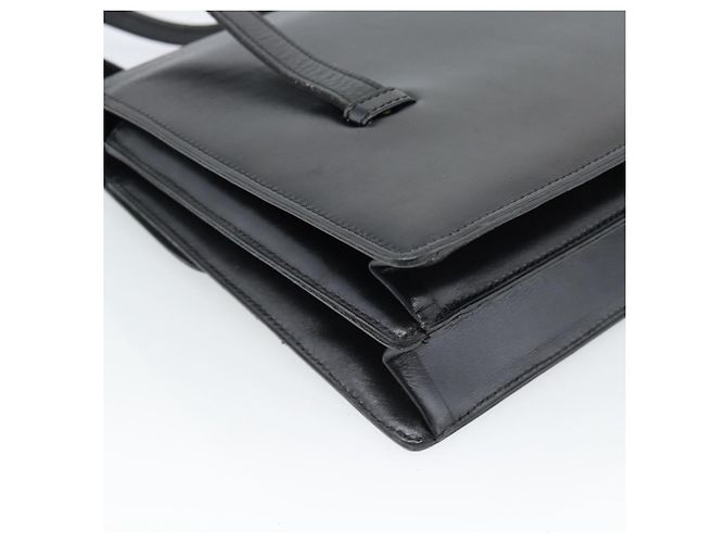 Borsa Christian Dior in pelle nera e oro Auth 185093 Nero D'oro - vista 13