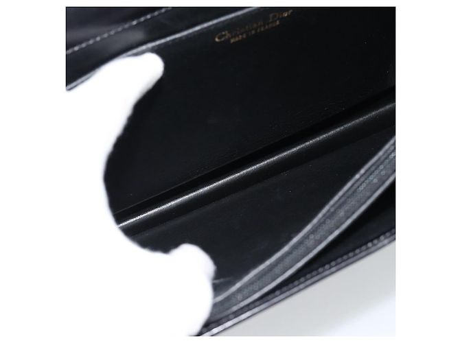 Borsa Christian Dior in pelle nera e oro Auth 185093 Nero D'oro - vista 15