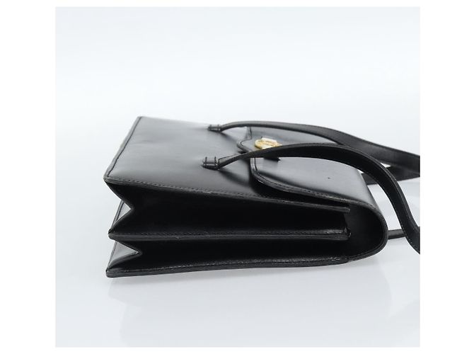 Borsa Christian Dior in pelle nera e oro Auth 185093 Nero D'oro - vista 5