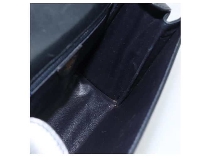 Céline CELINE Handtasche aus Leder Schwarz Gold Auth 185125 Golden - Ansicht 17