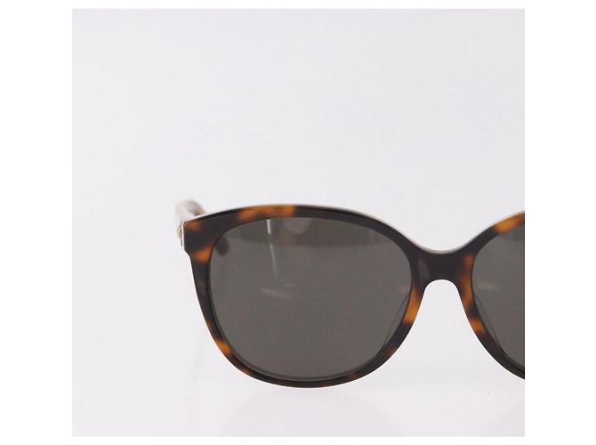Gafas de sol Christian Dior de plástico 2 Set Black Brown Auth bs35615 Castaño Negro - Ansicht 4