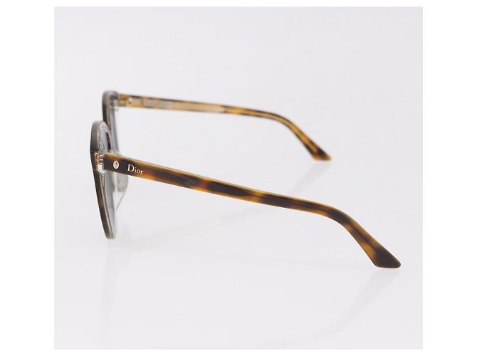 Gafas de sol Christian Dior de plástico 2 Set Black Brown Auth bs35615 Castaño Negro - Ansicht 6