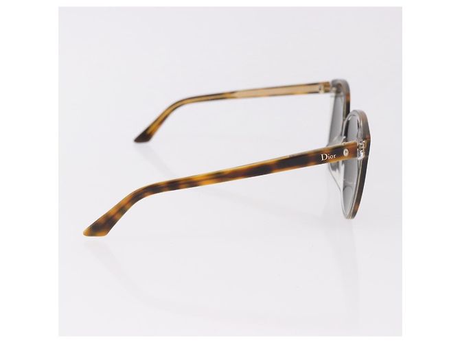 Gafas de sol Christian Dior de plástico 2 Set Black Brown Auth bs35615 Castaño Negro - Ansicht 7