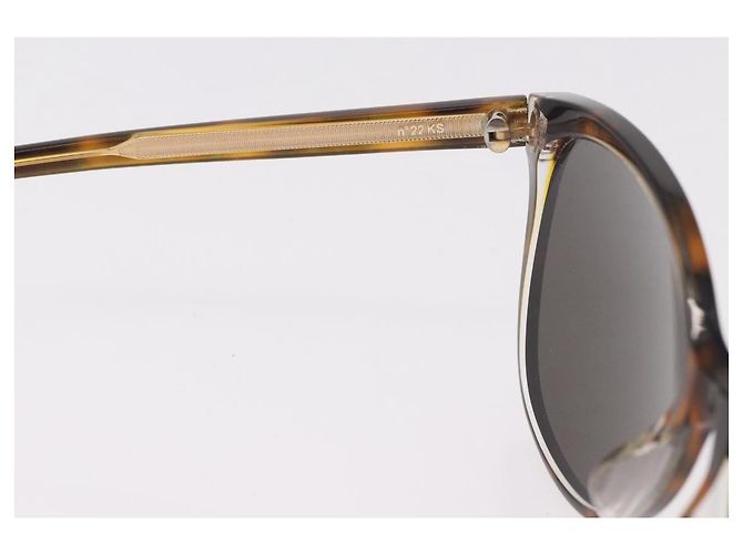 Gafas de sol Christian Dior de plástico 2 Set Black Brown Auth bs35615 Castaño Negro - Ansicht 8