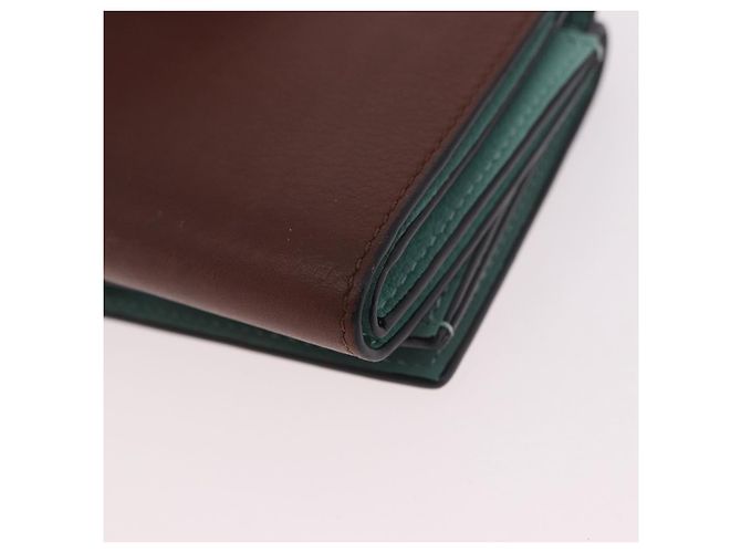 Cartera Compacta LOEWE Colaboración Studio Ghibli de Cuero Marrón Auth 184848SM Castaño Plata - vista 16