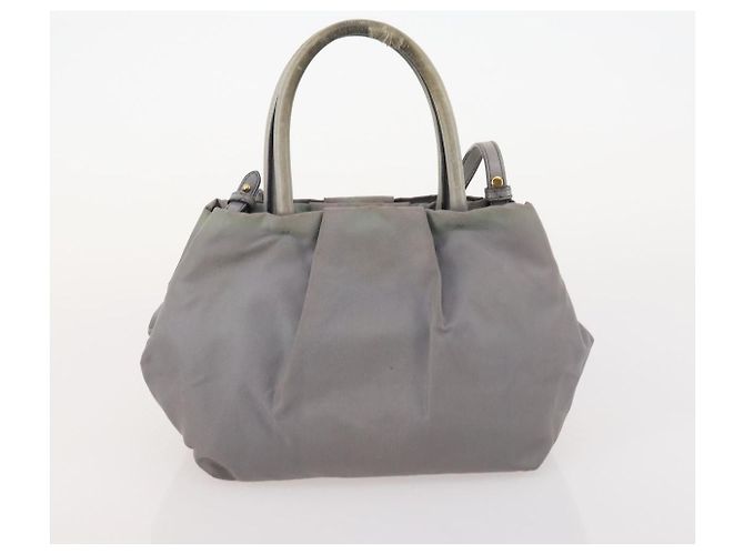 Borsa PRADA Sports Line Nylon 3 Set 2way Beige Nero Grigio Auth 176448 Marrone - vista 10