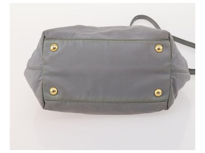 Borsa PRADA Sports Line Nylon 3 Set 2way Beige Nero Grigio Auth 176448 Marrone - vista 14