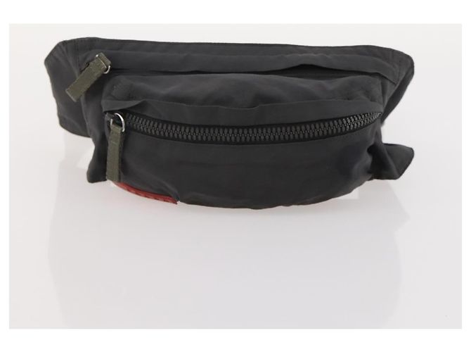 Borsa PRADA Sports Line Nylon 3 Set 2way Beige Nero Grigio Auth 176448 Marrone - vista 16