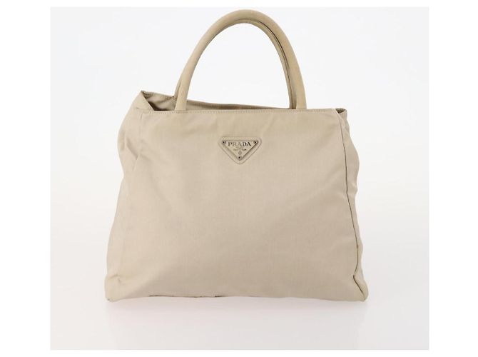 Borsa PRADA Sports Line Nylon 3 Set 2way Beige Nero Grigio Auth 176448 Marrone - vista 2