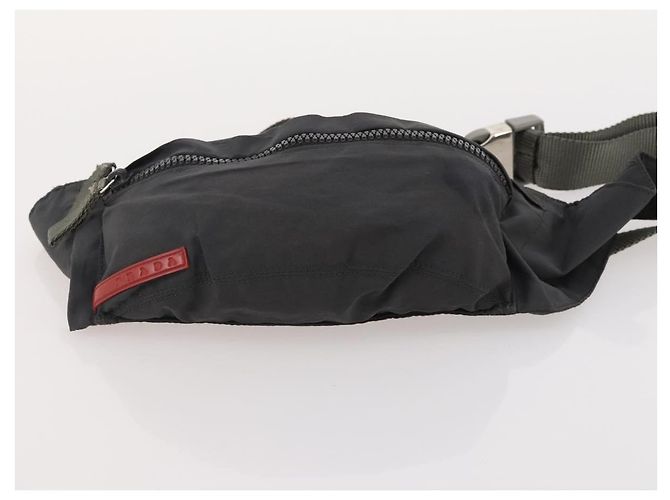 Borsa PRADA Sports Line Nylon 3 Set 2way Beige Nero Grigio Auth 176448 Marrone - vista 21