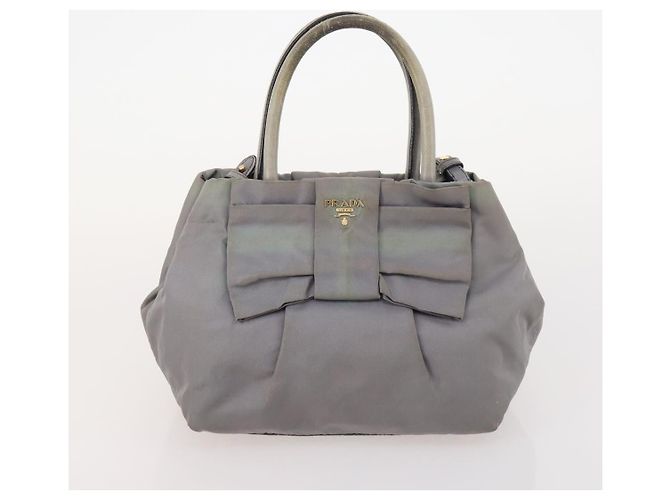 Borsa PRADA Sports Line Nylon 3 Set 2way Beige Nero Grigio Auth 176448 Marrone - vista 9