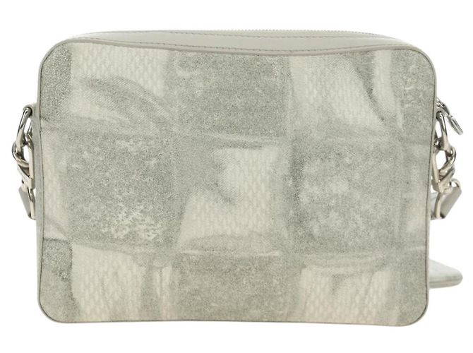 LOUIS VUITTON Damier Salt Trio Messenger Shoulder Bag White N50068 Auth 183100SM Bianco - vista 2