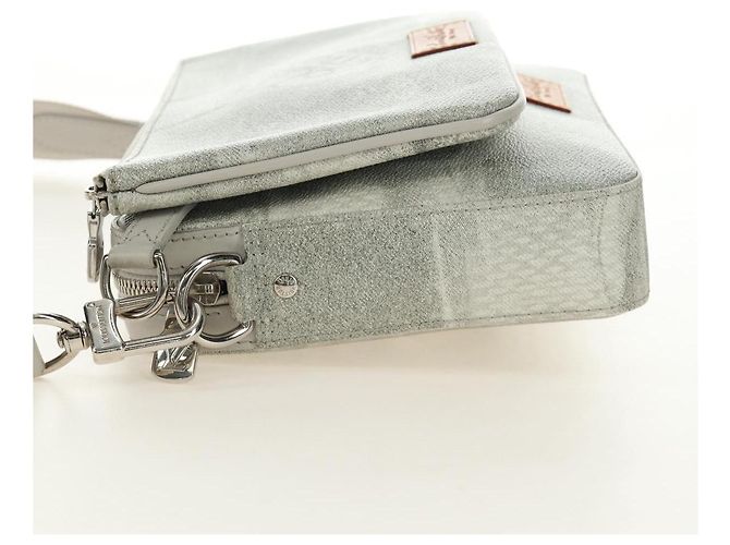 LOUIS VUITTON Damier Salt Trio Messenger Shoulder Bag White N50068 Auth 183100SM Bianco - vista 3