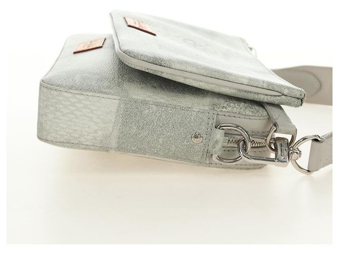 LOUIS VUITTON Damier Salt Trio Messenger Shoulder Bag White N50068 Auth 183100SM Bianco - vista 4