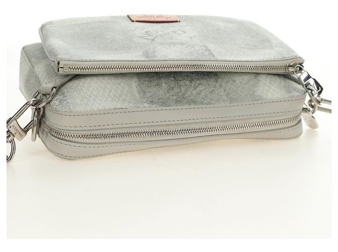 LOUIS VUITTON Damier Salt Trio Messenger Shoulder Bag White N50068 Auth 183100SM Bianco - vista 6