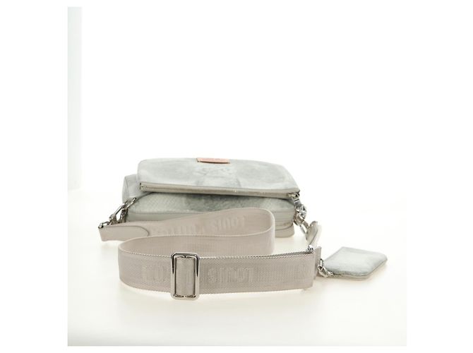 LOUIS VUITTON Damier Salt Trio Messenger Shoulder Bag White N50068 Auth 183100SM Bianco - vista 7