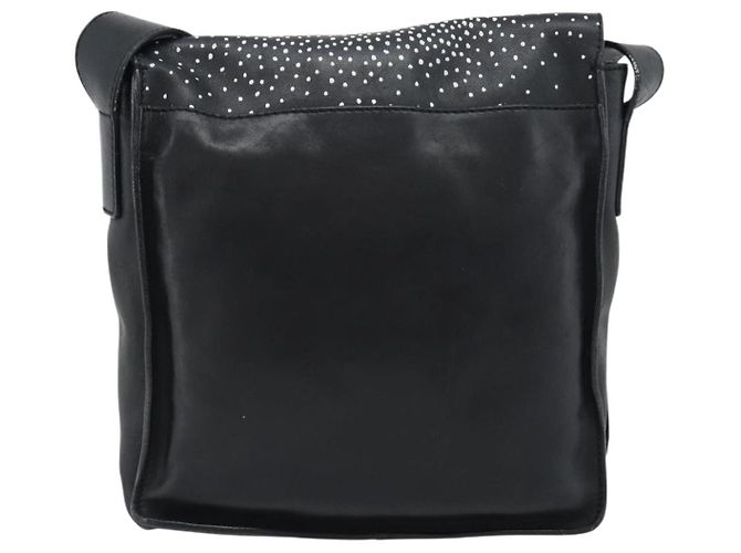 CHANEL Schultertasche aus Lammleder Schwarz mit silbernem CC Authentisch 184867SAM - Ansicht 2