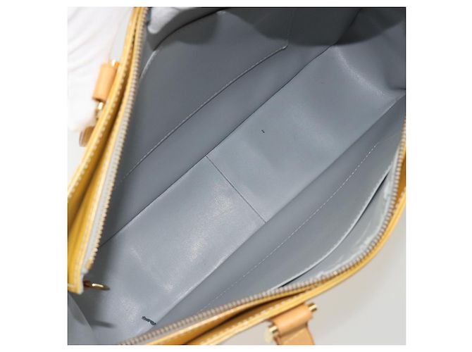 LOUIS VUITTON Monogram Vernis Columbus Tote Bag Gris M91028 LV Auth 184777 Grigio - vista 11