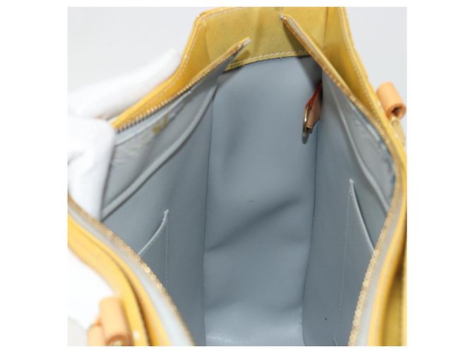 LOUIS VUITTON Monogram Vernis Columbus Tote Bag Gris M91028 LV Auth 184777 Grigio - vista 24