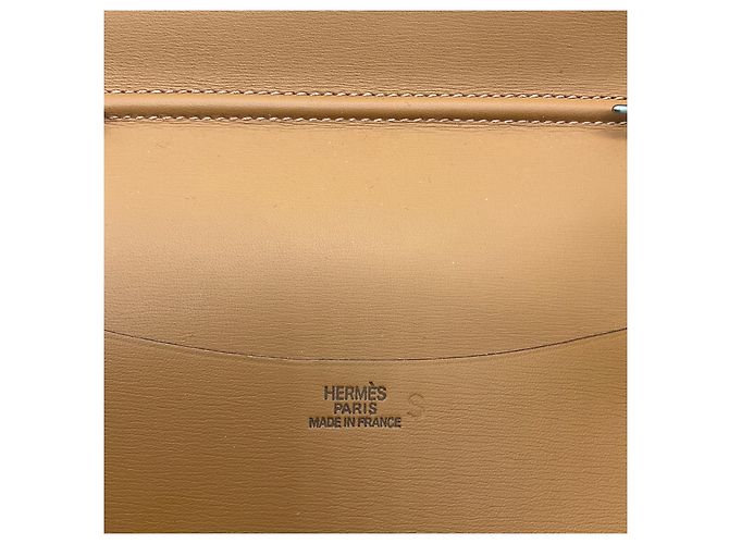 Hermès Agenda de cuero tan Hermes Camello - vista 4