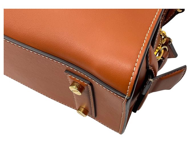 Borsa Tote Shadow in pelle Altuzarra Marrone chiaro / Cognac - vista 12