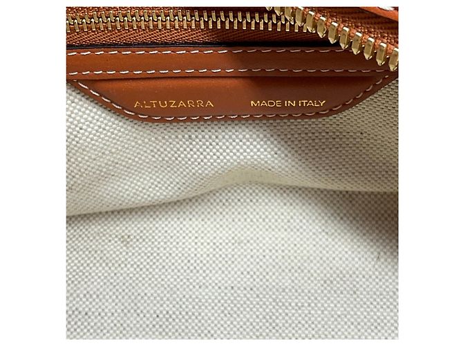 Borsa Tote Shadow in pelle Altuzarra Marrone chiaro / Cognac - vista 7