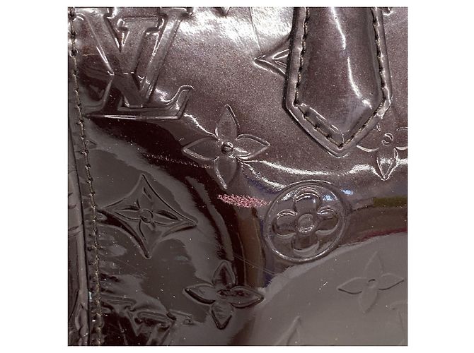 Borsa Louis Vuitton Vernis Sherwood PM Bordò - vista 6