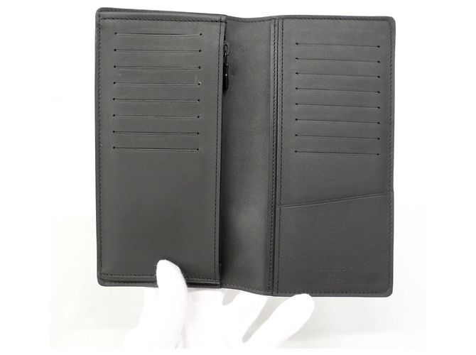 Portafoglio lungo Brazza Monogram Shadow Louis Vuitton Nero - vista 4
