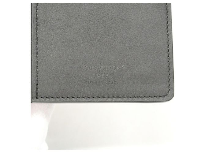 Portafoglio lungo Brazza Monogram Shadow Louis Vuitton Nero - vista 5