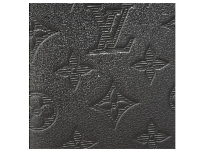 Portafoglio lungo Brazza Monogram Shadow Louis Vuitton Nero - vista 6
