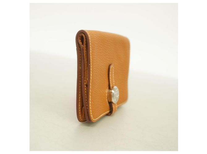 Hermès Tarjetero Dogon Hermes Dorado - vista 2