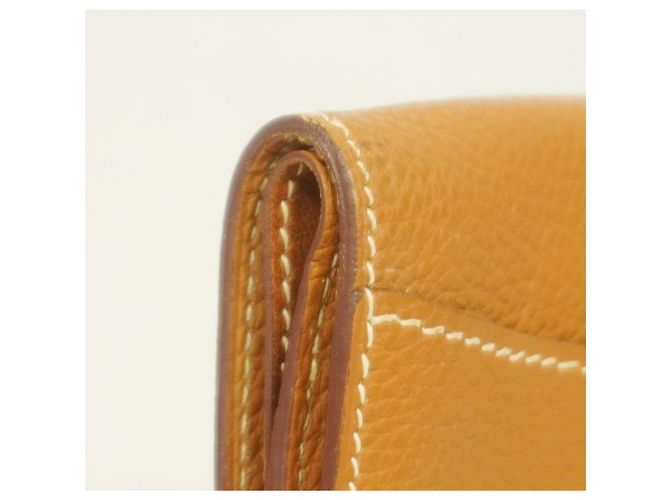 Hermès Tarjetero Dogon Hermes Dorado - vista 5