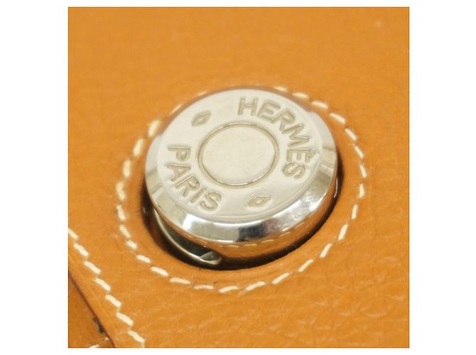 Hermès Tarjetero Dogon Hermes Dorado - vista 7