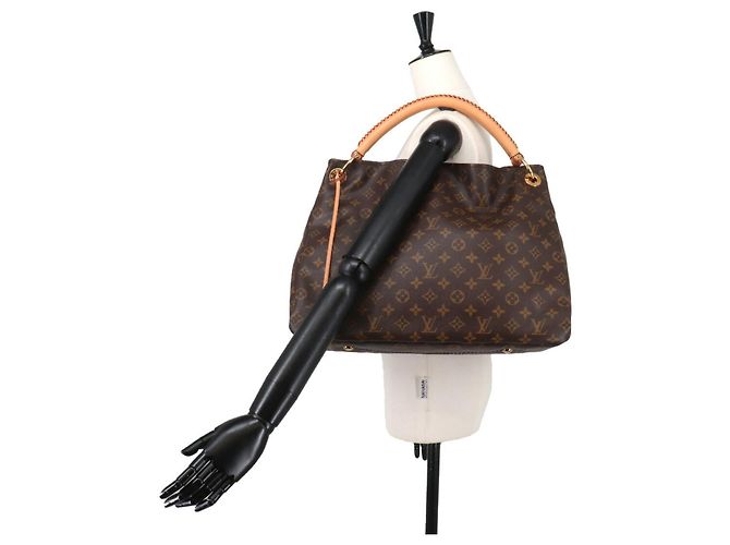 Borsa a Spalla Louis Vuitton Artsy MM Monogram Marrone Monogramma - vista 10