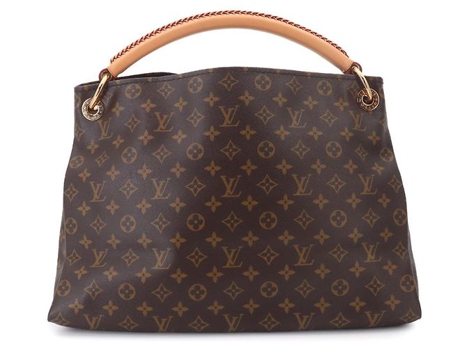 Borsa a Spalla Louis Vuitton Artsy MM Monogram Marrone Monogramma - vista 3