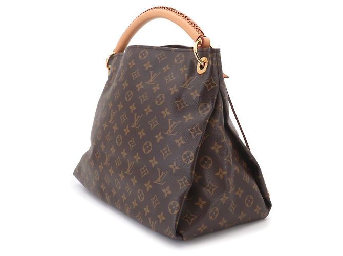 Borsa a Spalla Louis Vuitton Artsy MM Monogram Marrone Monogramma - vista 4