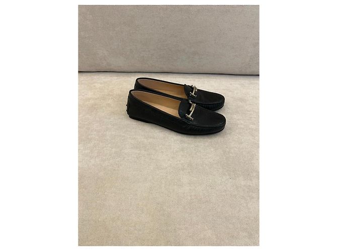 Tod's Loafer aus schwarzem Python-Leder - Ansicht 4