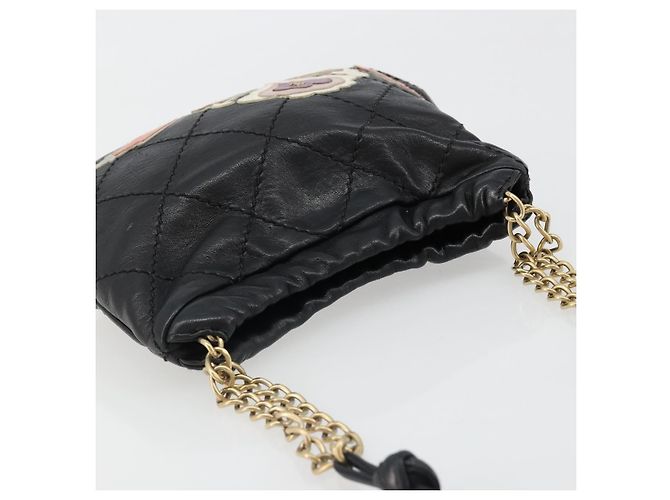 Tote con catena in pelle Chanel Nero - vista 6