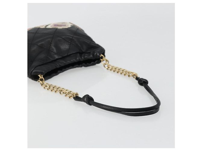 Tote con catena in pelle Chanel Nero - vista 7