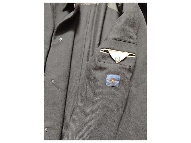 Klassischer Hugo Boss Wollmantel Schwarz - Ansicht 6
