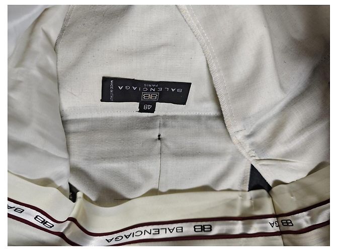 Fato Balenciaga em Lã de Tasmânia Cinzento - vista 10