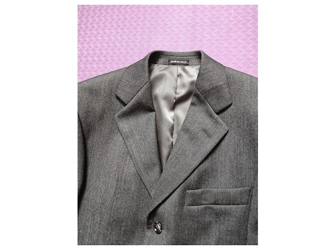 Fato Balenciaga em Lã de Tasmânia Cinzento - vista 4